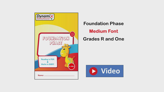 WB 003 E - Foundation Phase. Medium Font.